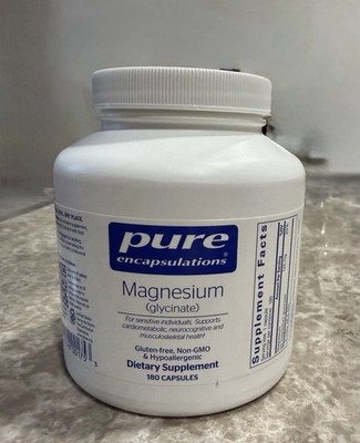 Pure Encapsulations Magnesium Glycinate 180  Capsules