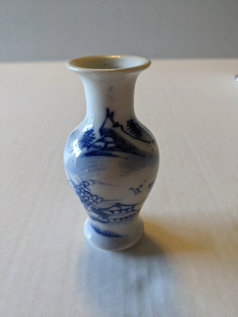 蓝色自然陶瓷花瓶| eBay