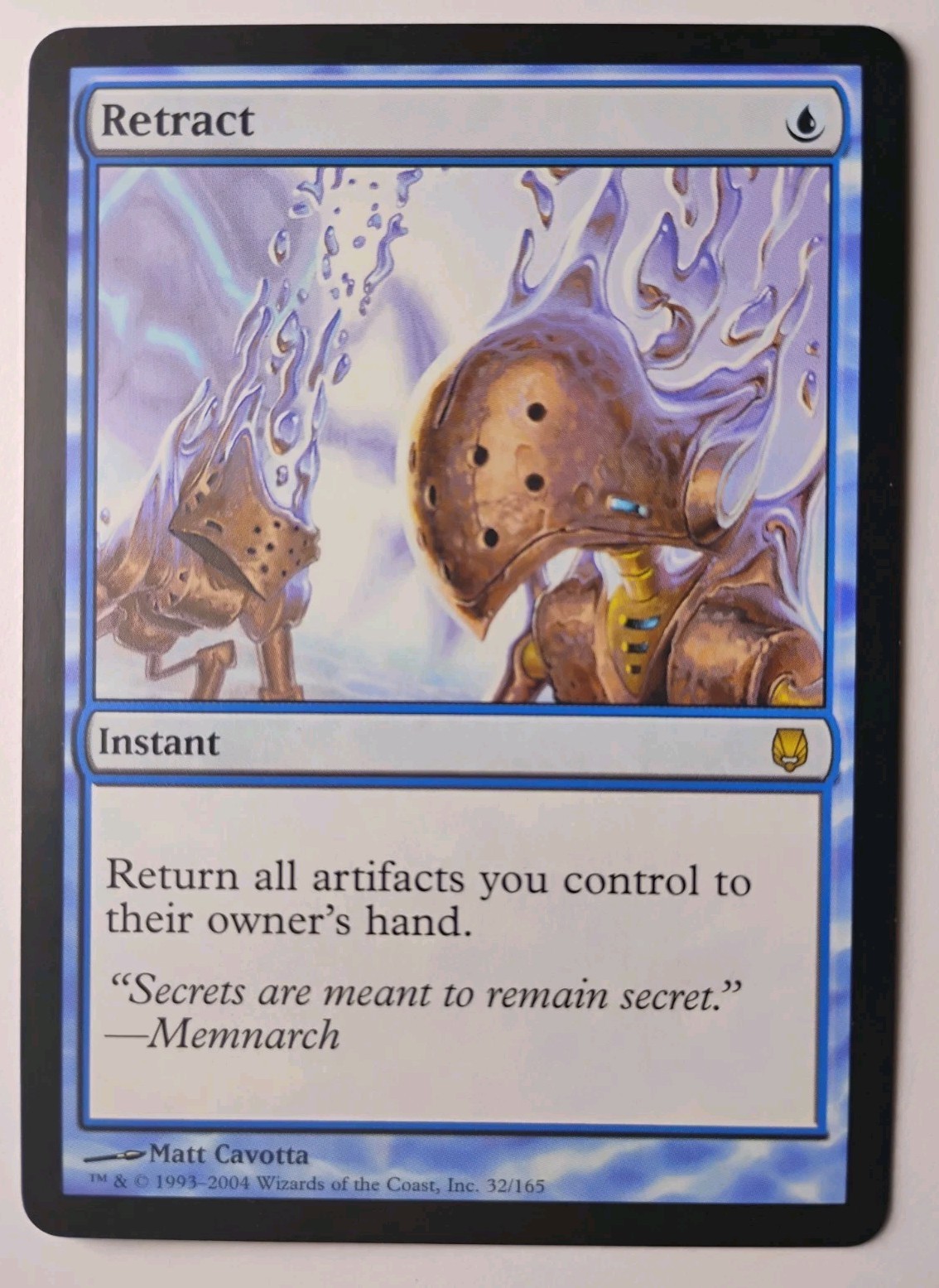 Retract MTG, Darksteel (DST), Rare Instant, LP