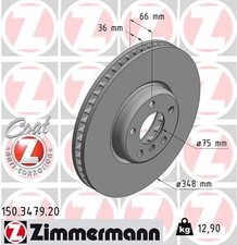 ZIMMERMANN Bremsscheibe 150.3479.20 f�r BMW