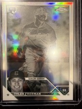 2023 Topps Chrome Tyler Freeman RC Sepia Refractor #16 Guardians Rookie Mint