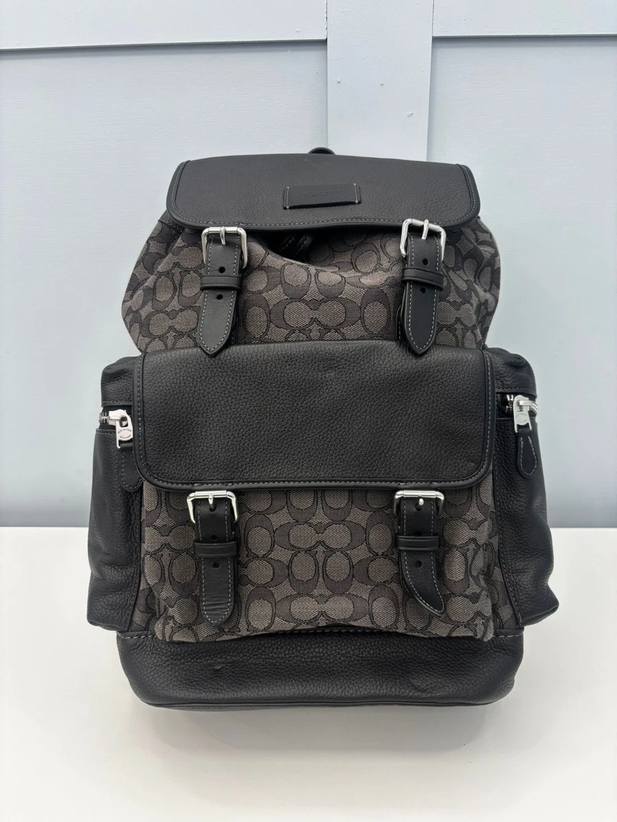 black leather backpack cheap Parker - Built-In Zippered Laptop Sleeve - With Adjustable Shoulder Straps - Onyx Size:3/4 Spare Spool No stone left unturned bf sale Jansport Air Cisco Black