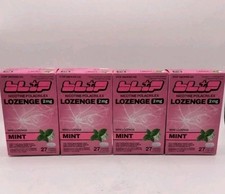 Blip Mint Nicotine Smoking Cessation Lozenge 2mg Lot Of 4 Boxes 27CT Ea Ex 2025