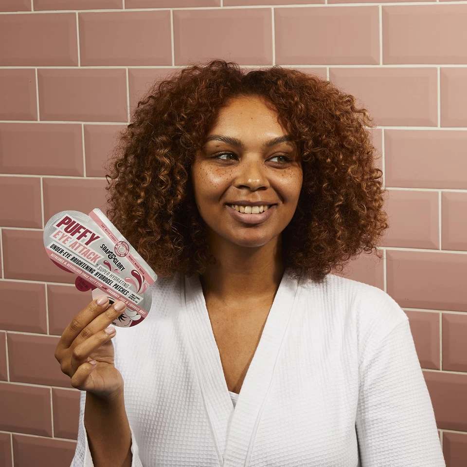 Máscara iluminadora debajo de los ojos Puffy Eye Attack - Almohadillas de gel para ojos para reducir la apariencia... Foto 4 de 4