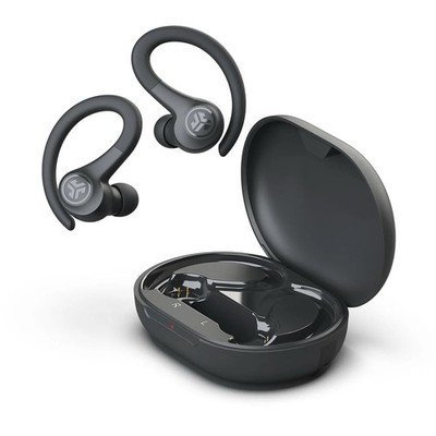 JLab Go Sport+ Wireless Workout Earbuds Secure Earhook Sport Design, 35+ HR