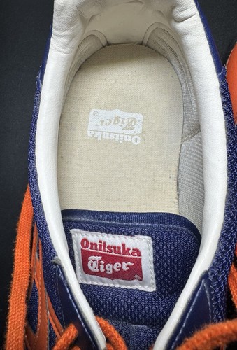 Scarpe Asics Tiger Onitsuka blu e arancione runner tennis palestra uomo taglia 8 - Foto 13 di 20