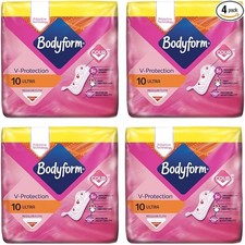 Bodyform Cour-V Ultra Pads 40pk No Wings Perfume-Free Normal Flow Towels UK