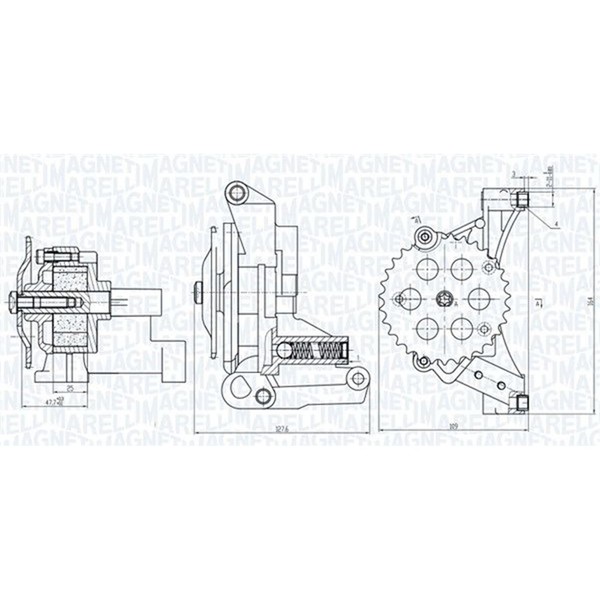 Magneti Marelli MotorÖLpumpe ÖLpumpe Passend FüR Audi A3 A4 A6 Ford Galaxy Seat-image