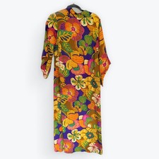 Vintage 60s 70s caftan angel sleeve psychedelic Hawaiian
