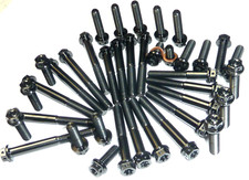 KTM 85 SX 2018-2025 NOIR Kit Moteur En Titane TWIN DRIVE LOCK FIL PERFORÉ