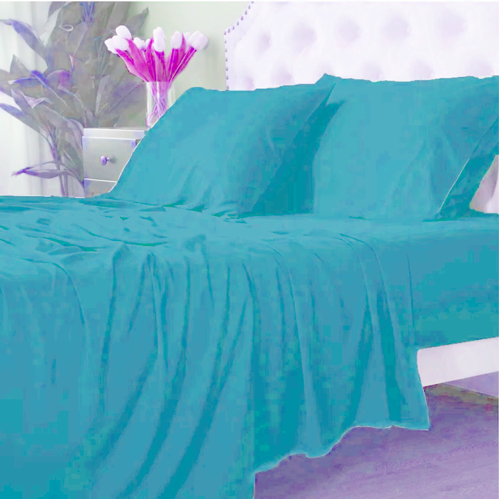 Flat Bed Sheet 100 Poly Cotton Bed Top Sheet Single Double King Super