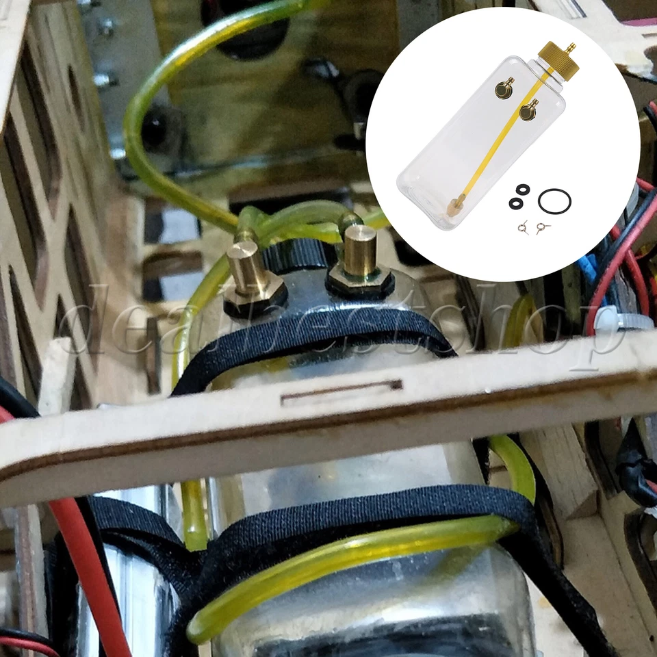 Modellflugzeug transparent Tank Modellflugzeug Festflügel Benzin Methanol - Bild 2 von 4