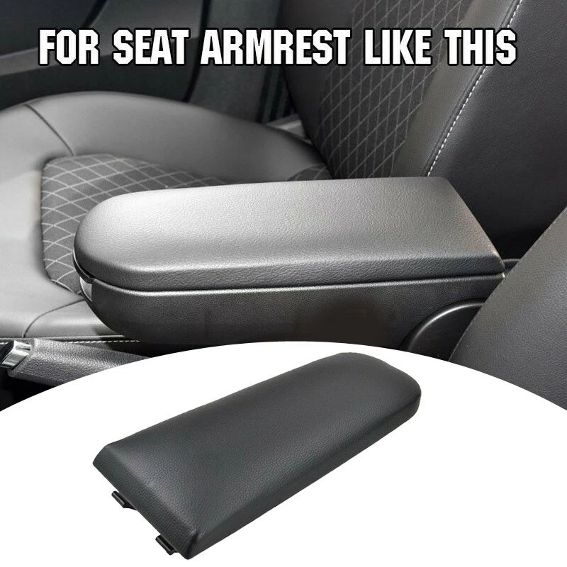 Black Cars Auto Armrest Lid Cover Replaces For Seat 6J 09-16/Seat Toledo - Изображение 3 из 4