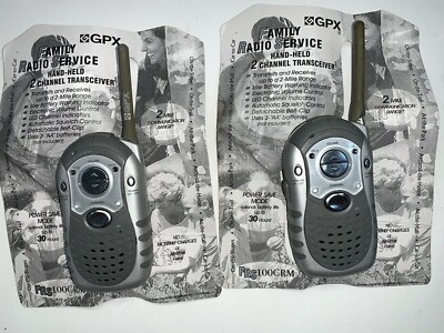 HPX HAND HELD RADIO SERVICE 2 CHANNEL RECEIVER - UP TO 2 MILE RANGE