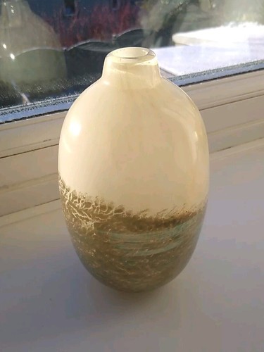 Rauchglas Vase "Luftig" von House Doctor creme bronze blau Society of Lifestyle  - Bild 1 von 9