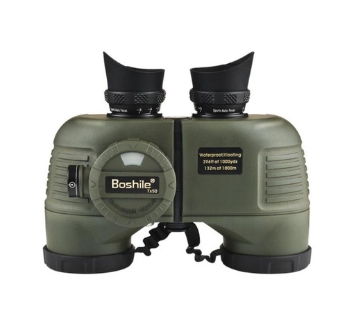 7X50 HD Military Navy Binoculars Night Vision Waterproof Nitrogen W Rangefinder - Picture 1 of 8