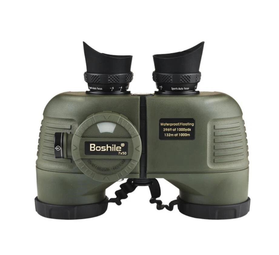 7X50 HD Military Navy Binoculars Night Vision Waterproof Nitrogen W Rangefinder