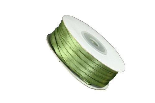 Thin DOUBLE FACE Silky SATIN Ribbon CHOOSE Size 1/8" or 1/16", Color & Length - Picture 4 of 40