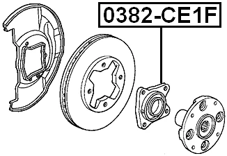KIT BUJE RUEDA DELANTERA - Para Honda ACCORD CC/CD/CE 1994-1998 OEM 44200-SM4-013 Foto 2 de 3