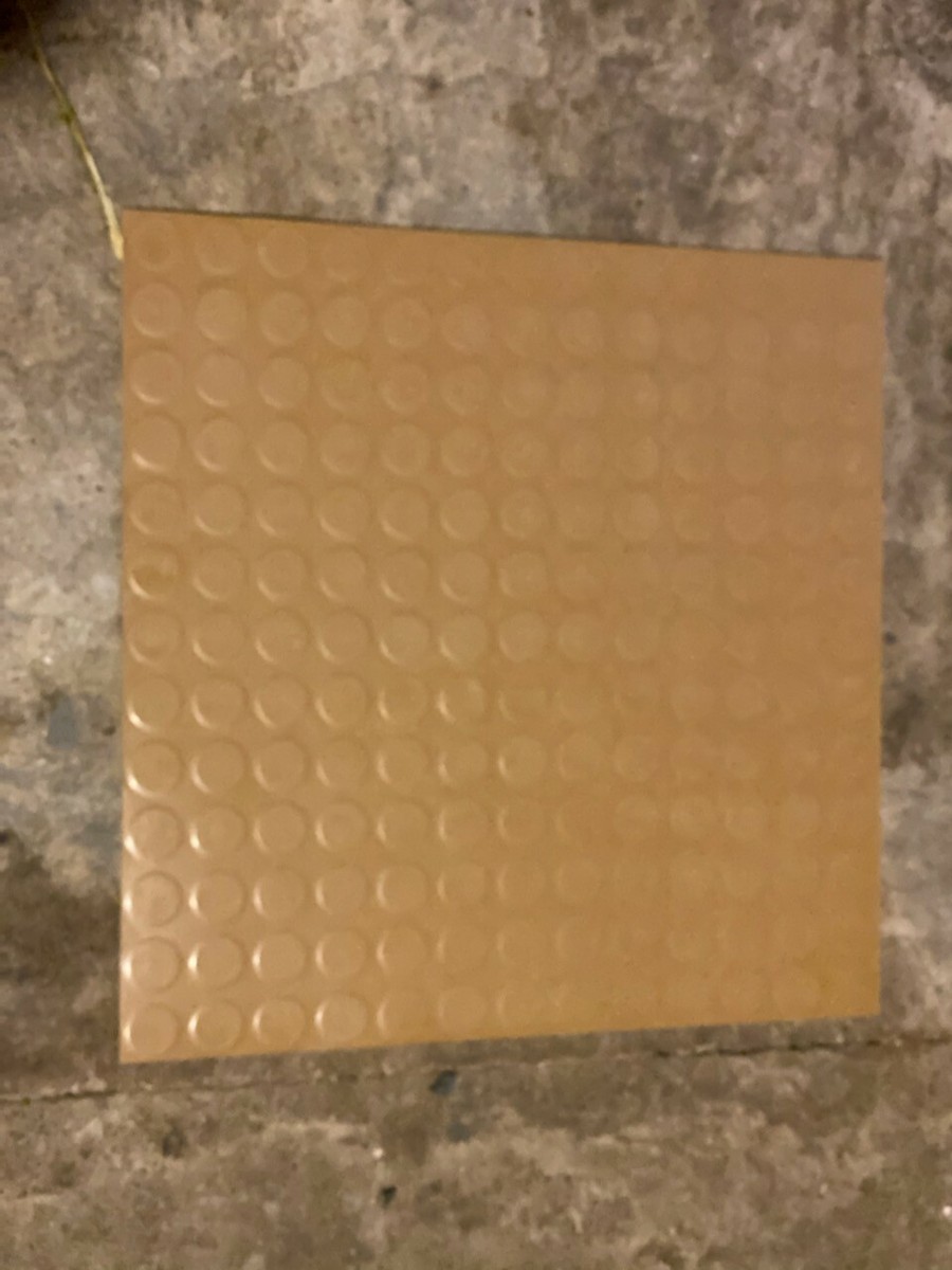 New Roppe Rubber Floor Tiles Bronze Color 19 11/16