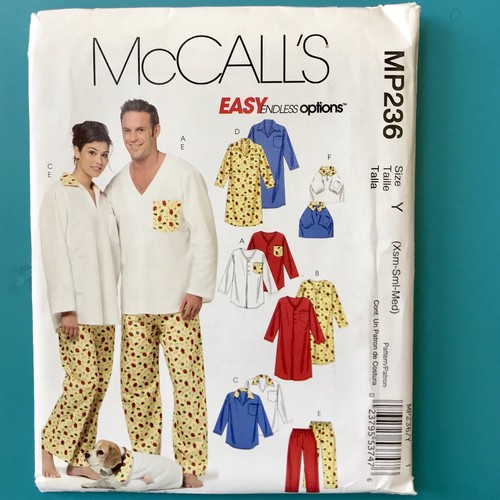 McCall Sewing Pattern – XS, S, M Sizes, Various Designs For Needle Arts & Garment Making