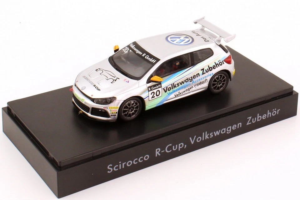 RARO VW SCIROCCO R 2.0T 2012 R-CUP ZUBEHOR ACCESORIOS 1:43 CHISPA (MODELO DISTRIBUIDOR) Foto 3 de 4