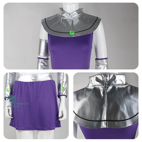 Teen Titans Starfire Cosplay Costume Dress Outfits Halloween Role-playing New - Picture 6 of 12