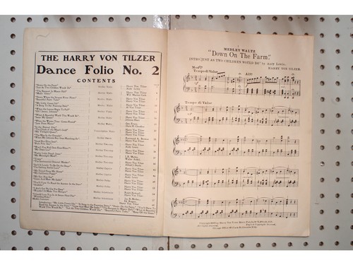 1903 - Harry Von Tilzer dance folio no. 2 - Sheet Music - Bild 2 von 8