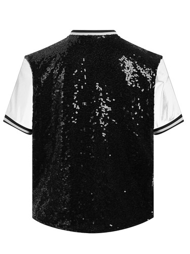 Kids Top Dance T-shirt Hip-hop Tops Jazz Shirts Stage Uniform Teens Blouse - Picture 50 of 114
