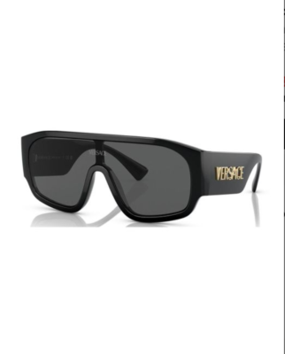 Versace VE4439 GB1/87 Black/Dark Grey Square Women display picture 1