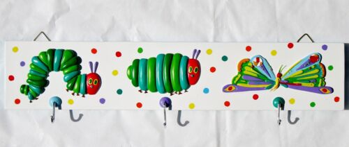 NIB ERIC CARLE'S THE VERY HUNGRY CATERPILLAR WALL HOOK COAT HOOK HANGER BY ROMAN - Picture 1 of 10