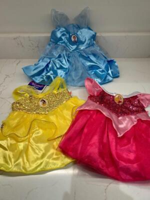 BUILD A BEAR DISNEY PRINZESSIN KONVOLUT CINDERELLA, AURORA & BELLE NEU MIT ETIKETT