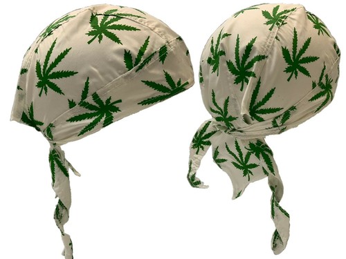 Marihuana Weed Durag Bandana Stirnband Head Wrap DoRag Biker Kopftuch Mütze Tam - Bild 12 von 12