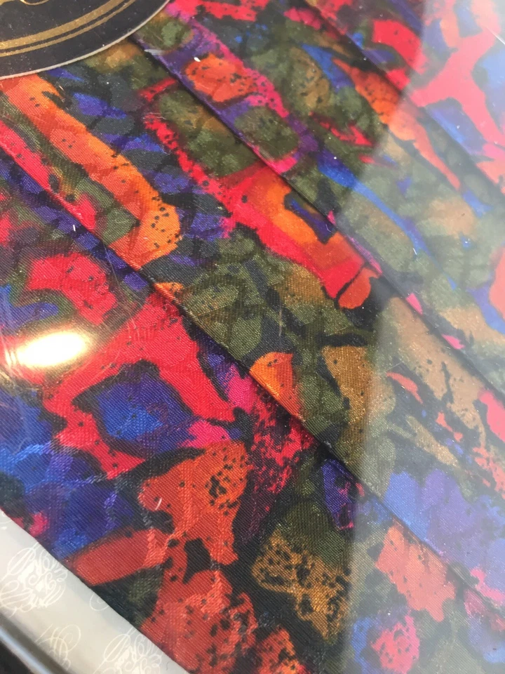 Corbata London - Faja estilo satinado multicolor en caja. Sin pajarita Foto 4 de 4