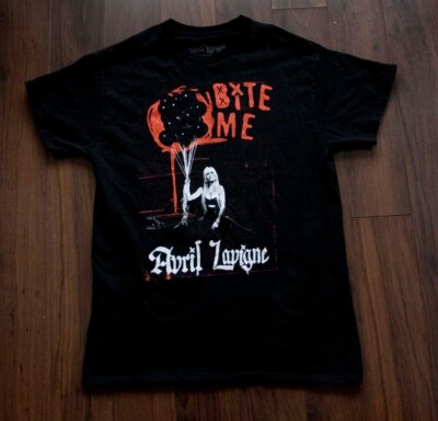 Avril Lavigne T Shirt Bite Me Canada Tour 2022 Size M *02DG1229p