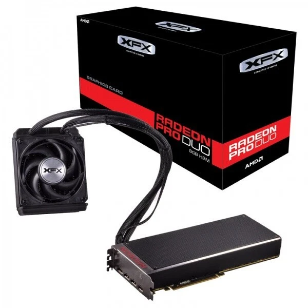 XFX RADEON PRO DUO, 8192MB HBM Watercooled Graphics Card Rare Collectors - Image 2 of 4