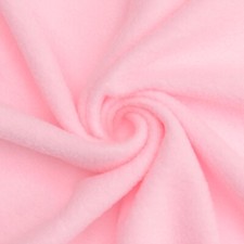 Baby Pink Solid Anti Pill Fleece Fabric - 60" Wide - Sold by The Yard Bolt
