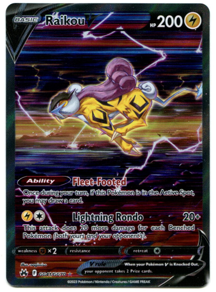 THE POKEMON WEEKLY ライコウ THE POKEMON WEEKLY ライコウ Pokemon TCG Raikou V Crown