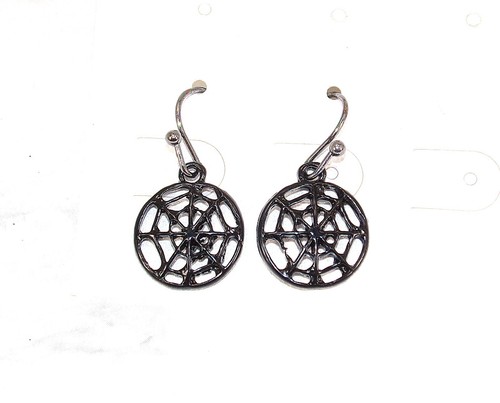Halloween earring set pumpkin, bat, ghost, spider, web, black ball, Set of 6 NEW - Picture 6 of 6