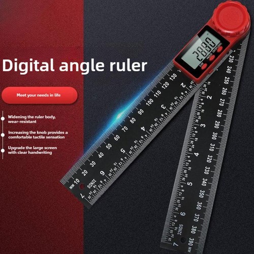 Digital Angle Finder Protractor (8 In/200 mm) Measuring Display LCD Ruler V1M0 - Picture 3 of 12
