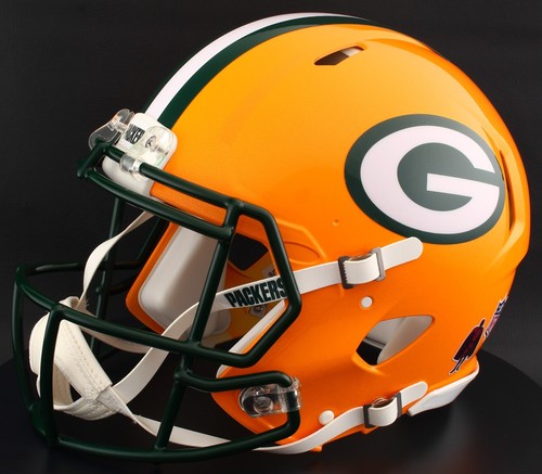 GREEN BAY PACKERS NFL Riddell Speed Full Size REPLICA Football Helmet - Picture 3 of 6