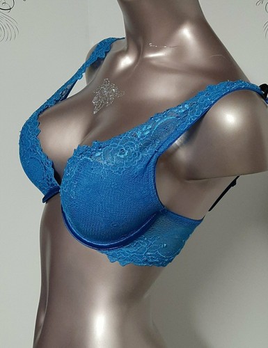 Soutien gorge 85D (70D eu) VALEGE Dahalia Bleu - Picture 3 of 4