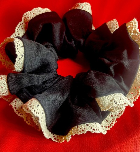 Hair Scrunchies Large Elastic Hair Band Ponytail Holder Hair Tie Set Of Three - Picture 6 of 17