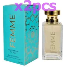 2pcs  Women's Perfume Femme Pour Femme For Her EDP 3.4 FL OZ