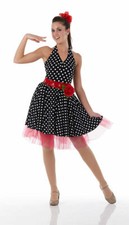 Child 6X7 50s Swing Jazz Dance Dress Costume Tap