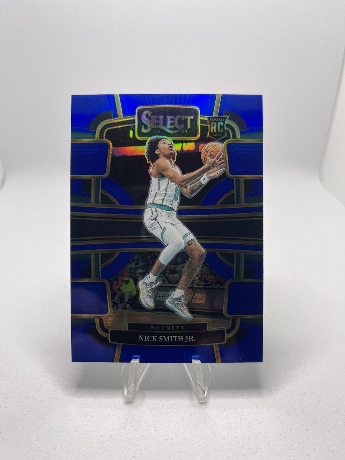 Nick Smith Jr 2023-24 Panini Select Basketball Blue Prizm #89 Rookie RC