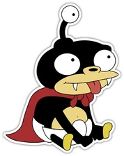 NIBBLER FUTURAMA 3M STICKER DECAL VINYL MADE IN USA LORD NIBLER PLANET EXPRESS