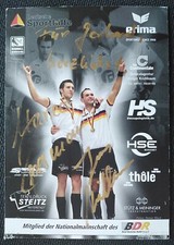 10630 Marco Rossmann und Jens Kirchbaum Radball Autogrammkarte original signiert