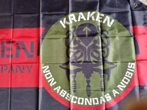 Ukraine Ukrainian Army Kraken Drone company Flag Banner Special operation 3x5FT - 第 1/3 張圖片