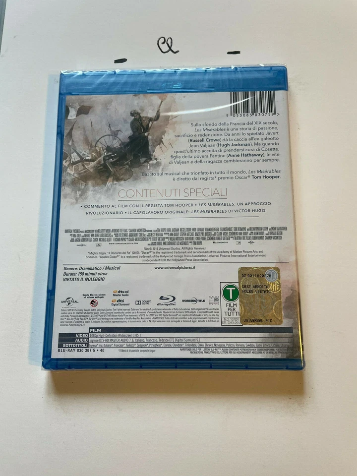 Les Misrables NEW IMPORTED BLU-RAY (ENGLISH AUDIO) - Image 2 of 2